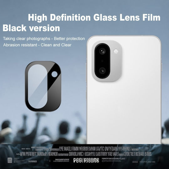 Imak Camera Protection Tempered Glass Black for the OnePlus 15R 5G