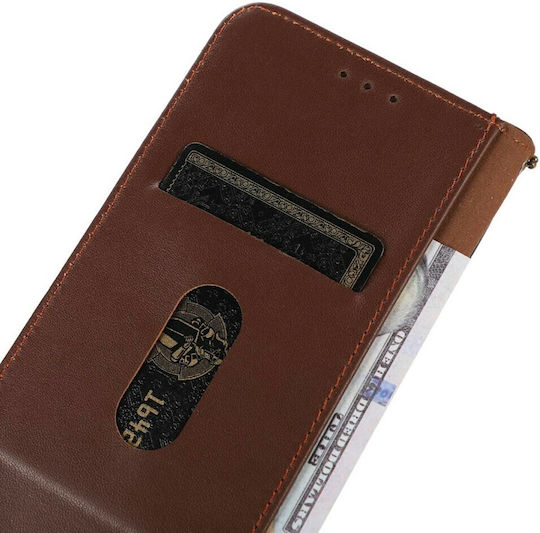 Khazneh Leder Book Hülle Braun OnePlus 15R 5G