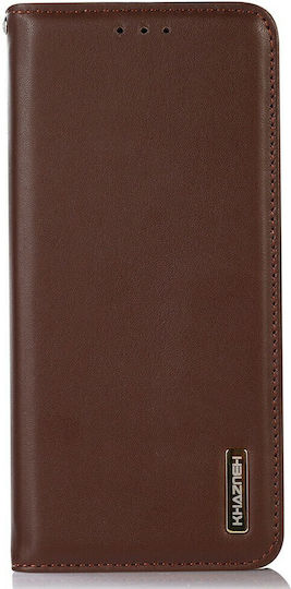 Khazneh Leder Book Hülle Braun OnePlus 15R 5G