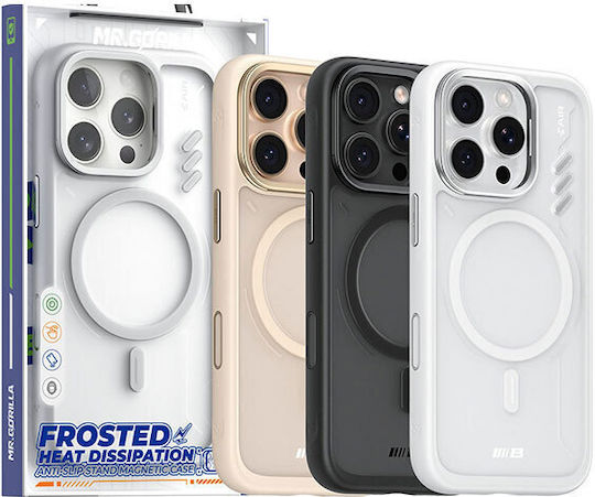 Blueo Frosted Anti-slip Stand Magsafe Case Iphone 16 Pro Max Gold