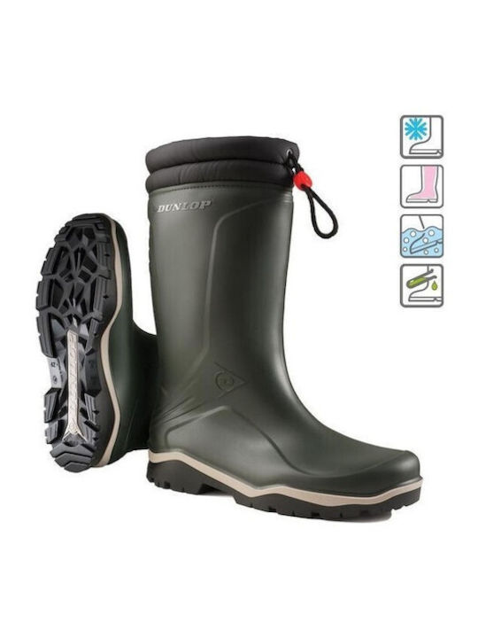 Dunlop Blizzard Αδιάβροχες Γαλότσες Κυνηγιού Πράσινες