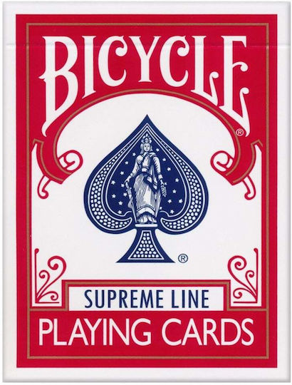 Bicycle Официални Пластмасови Карти За Игра Произведени В САЩ 1043334 Supreme Line Случаен Цвят