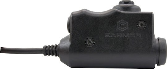 Earmor Hunting Accessory Standard PTT Switch for Earmor Ear Defenders Motorola Double Standard Plug