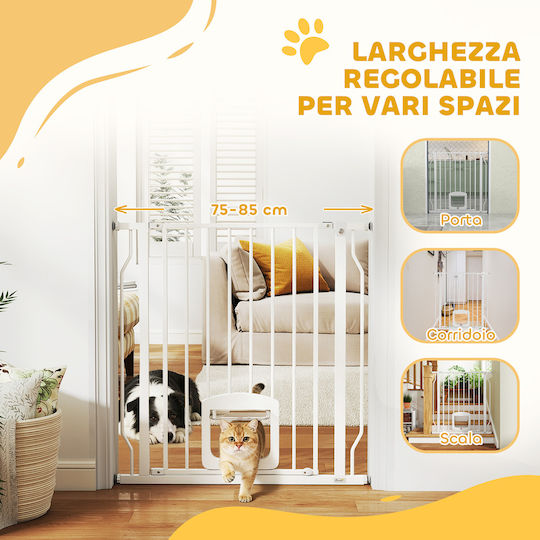 Schutz Tür für Hunde & Katzen in Weiß Farbe
