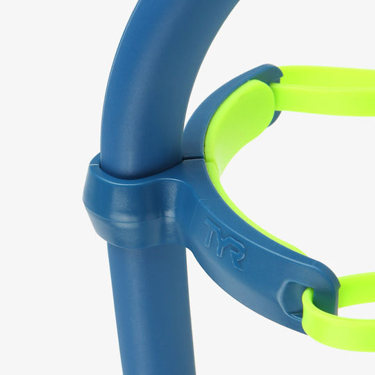 Tyr Ultralite Snorkel Elite Αναπνευστήρας Μπλε με Στόμιο Σιλικόνης