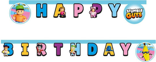 Γιρλάντα Happy Birthday Stumble Guys 200cm