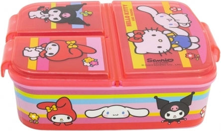 Stor Friends Пластмасово детско контейнерче за храна Hello Kitty Многоцветен