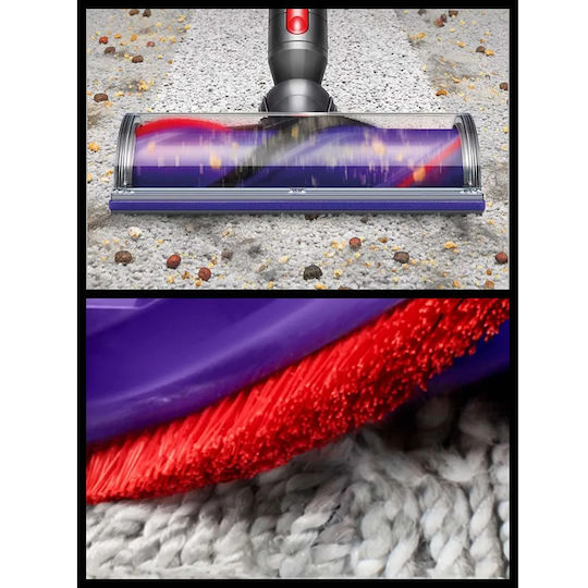 Dyson V10 Cyclone Submarine Επαναφορτιζόμενη Σκούπα Stick 15V Ασημί
