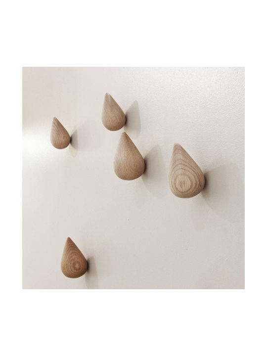 Normann Copenhagen Стенна Закачалка Дървена Бежова