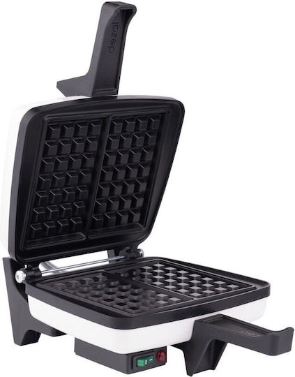 Dezal 301.5.1 Lwn Dezal Waffeleisen für Rechteckige Waffeln 2 Leistungssätze 1300W