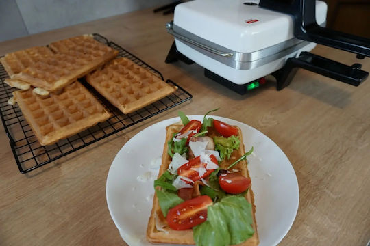 Dezal 301.5.1 Lwn Aparat Vafe Pentru Vafe Rectangulare 2 Compartimente 1300W