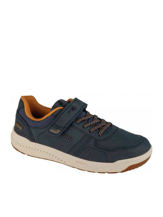 Παιδικά Sneakers με Σκρατς Navy Μπλε