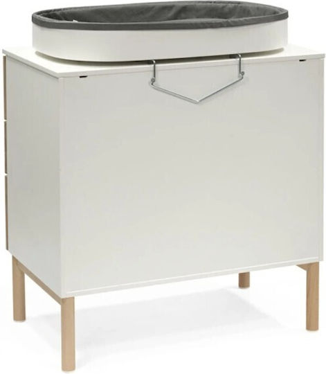 Sleepi Dulap cu Sertare pentru Bebeluși cu 3 Sertare Maro 88x53.7x88.5cm