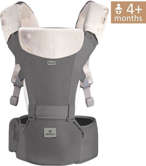 Bebe Stars Classic Carrier Hug Me Smoked Grey