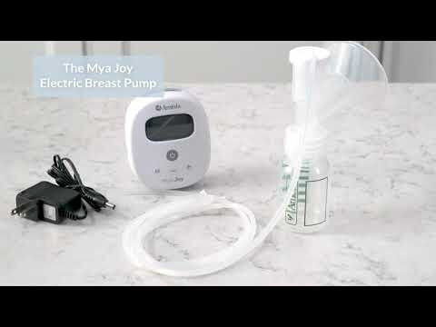 Ameda Electric Single Breast Pump Mya Joy Battery and Electric White