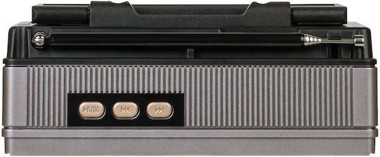 Kruger & Matz KM0831 Retro Φορητό Ραδιόφωνο Ηλιακό Γκρι