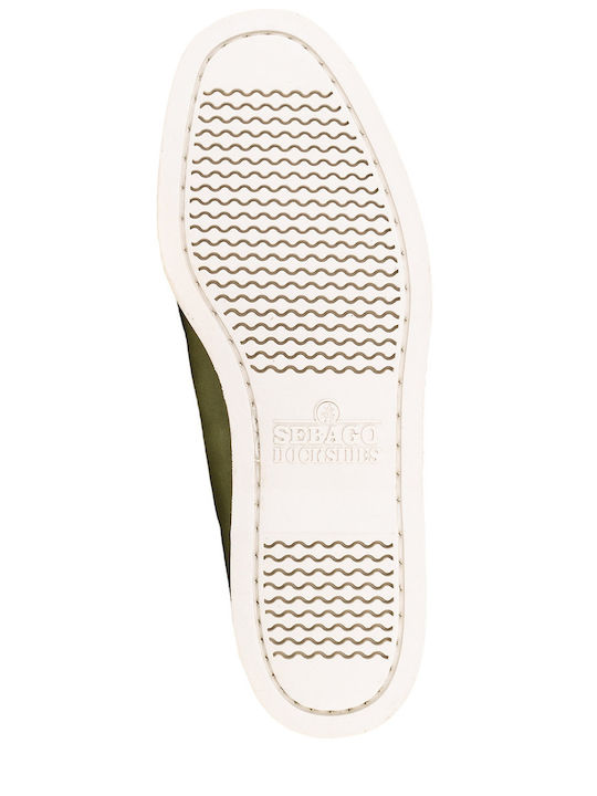 Docksides Portland Crazy H Men's Moccasins Khaki