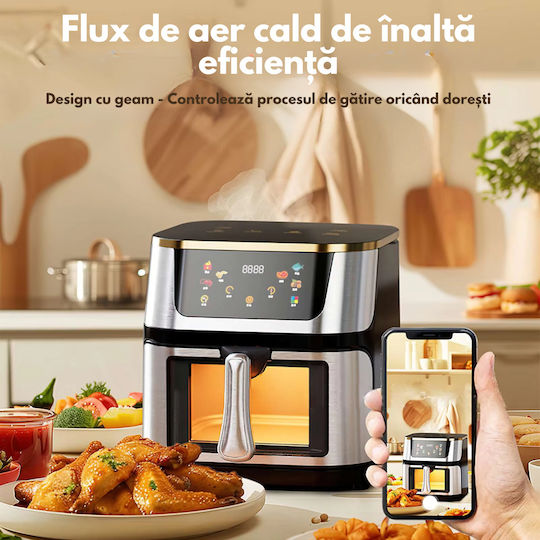 Air Fryer 10lt Ασημί DB-0061