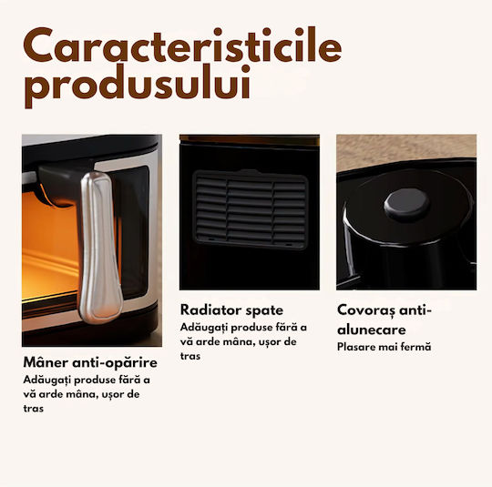 Air Fryer 10lt Ασημί DB-0061
