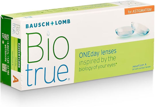 Bausch & Lomb Biotrue Oneday For Astigmatism 5 Daily Astigmatic Contact Lenses Hydrogel