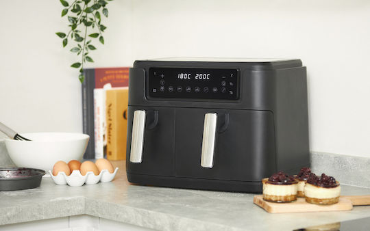 Haden Air Fryer with Double Detachable Bucket 9.5lt Black