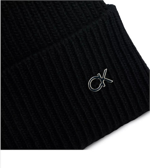Beanie Unisex Beanie Gestrickt in Schwarz Farbe