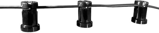 2918 2918 H07rn-f Flat Garland Cable 2x1.5mm² Black Pack Of 100 Pieces