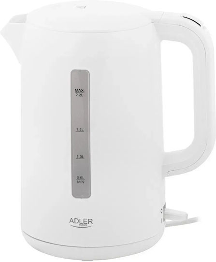Adler Fierbător 2.2lt 2200W Alb