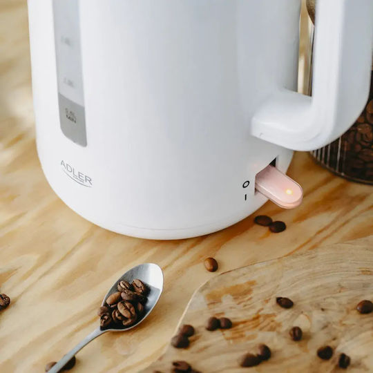 Adler Fierbător 2.2lt 2200W Alb