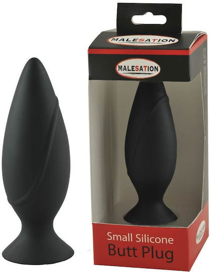 Malesation Silicone Plug Large Анална тапа Large Черна 10см