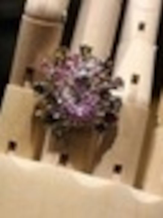 925 Ring Natürliche Turmaline Rubine Größe 15