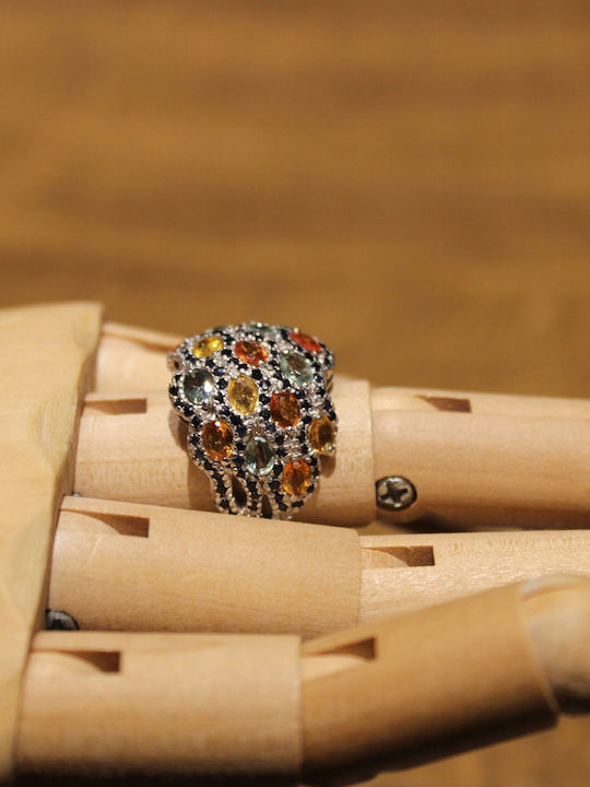 Songea Padparadscha Saphir Ring R16