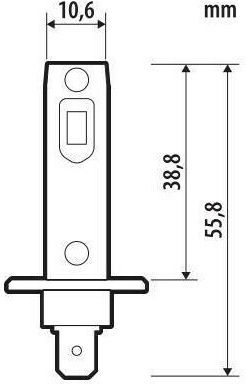 Lampa Lamps Car Halo Venus Series H1 LED 12V 10W 1pcs