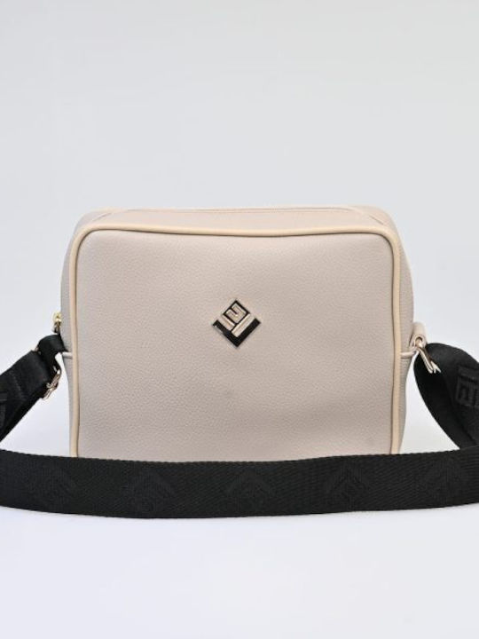 Midi Asti Fabric Women's Shoulder Crossbody Bag Taupe
