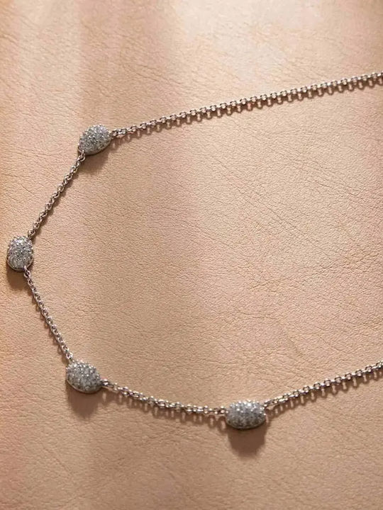 Morellato Necklace Pave Silver 925 Zircon Sazb01