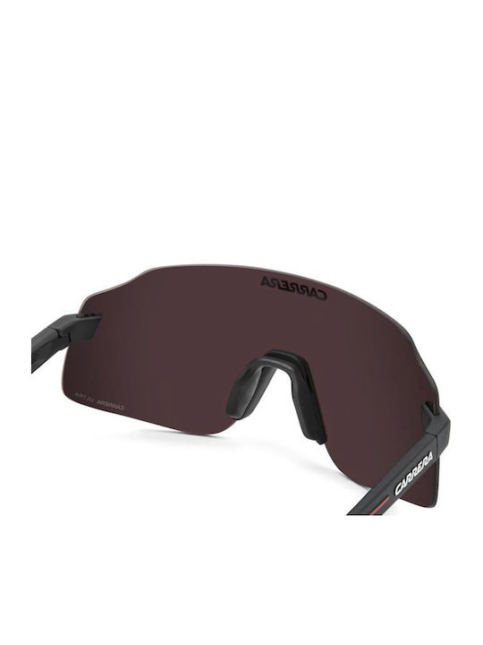 Carrera Unisex Γυαλιά Ηλίου με Μαύρο Κοκκάλινο Σκελετό και Γκρι Φακό 16/S BLX