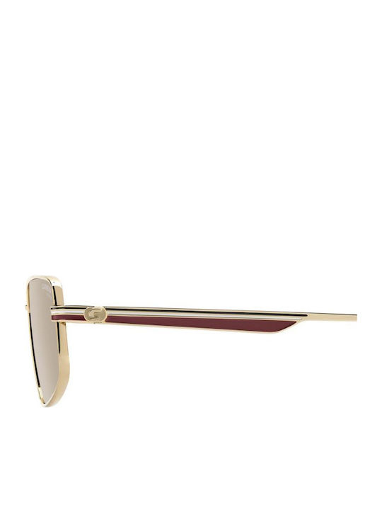 Carrera Unisex Sunglasses With Gold Metallic Frame And Grey Lens 3087/S NOA/70