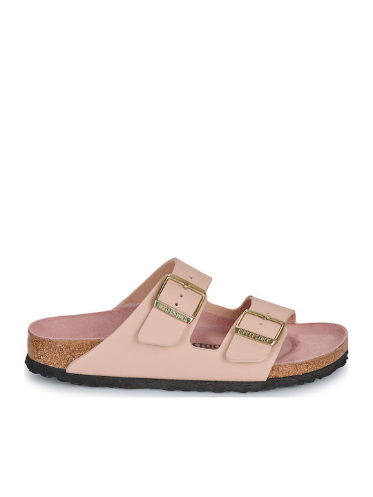 Women's Flat Sandals Pink Narrow Fit