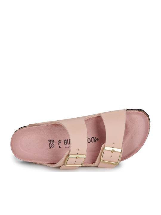 Women's Flat Sandals Pink Narrow Fit