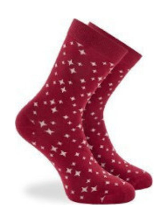 Walk Bamboo Damen Weihnachtssocken Black/Red 2Pack