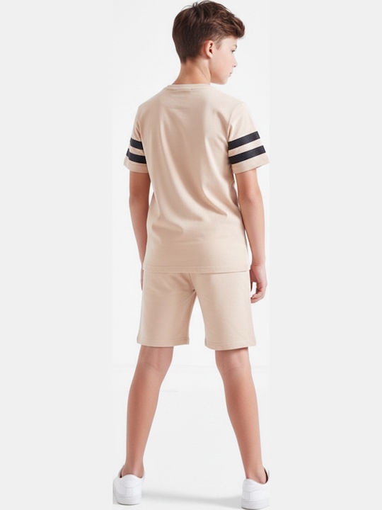 Trax Kids Set With Beige Shorts 2 Pieces