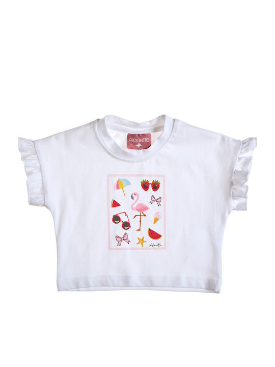 Kids' Set with Leggings Winter 2pcs White