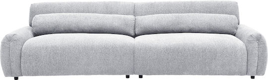 Vortica Четири места Диван Текстил Сив 280x85x78см.
