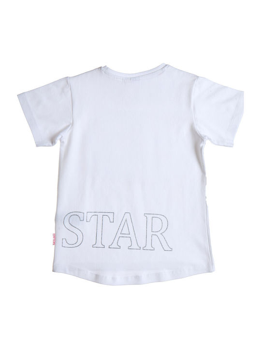 Kids' Set with Shorts Summer 3pcs White