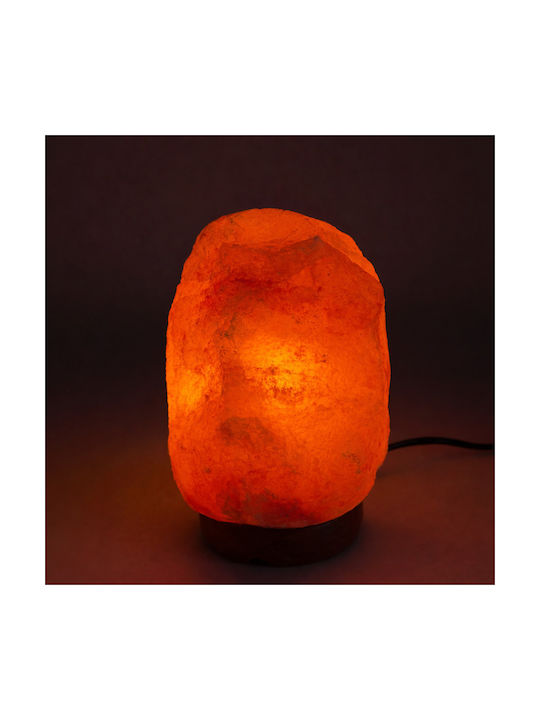 Lustră Decorativă Sare Himalaya cu Soclu pentru Bec E14 Bej
