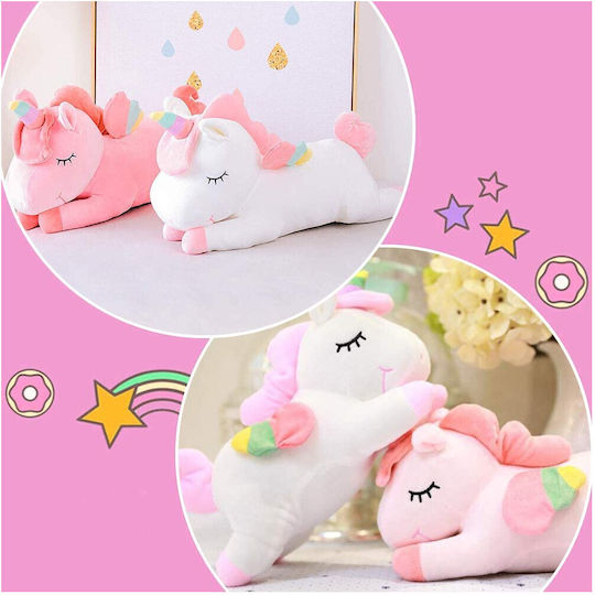 Natural Plush Unicorn 80 cm