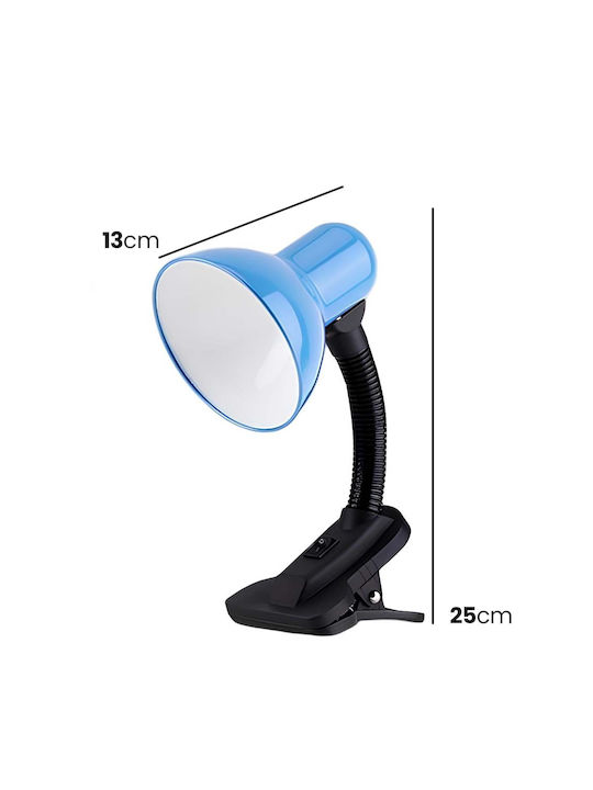 Avizar Adjustable Led Table Lamp 40w Clamp Switch Black Blue