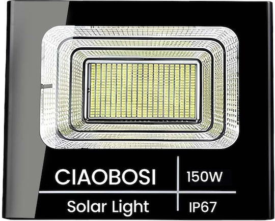 Avizar 150W IP67 LED Слънчев Прожектор С Дистанционно Панел Дистанционно Управление Прозрачен Черен
