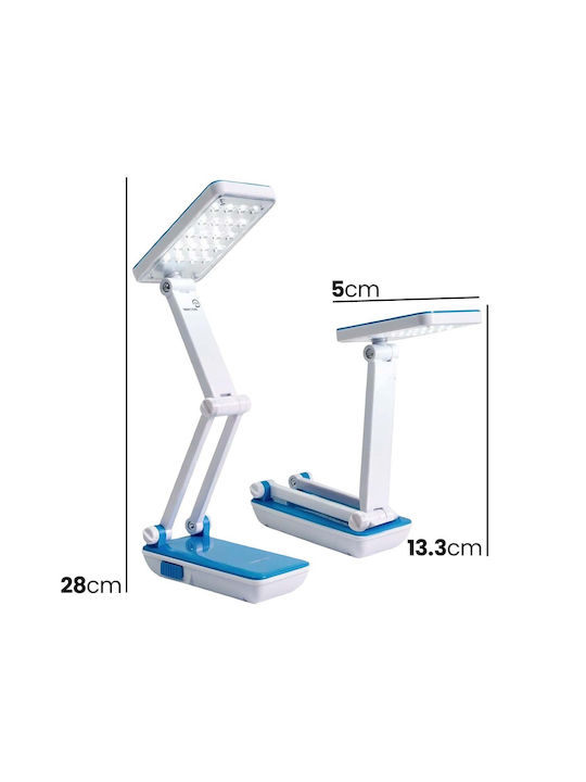 Avizar 24 Smd Led Desk Lamp 3 Adjustable Intensities Foldable White