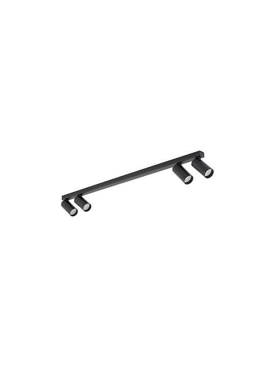 Nowodvorski Spot with 4 Lights and with Socket GU10 in Black Color